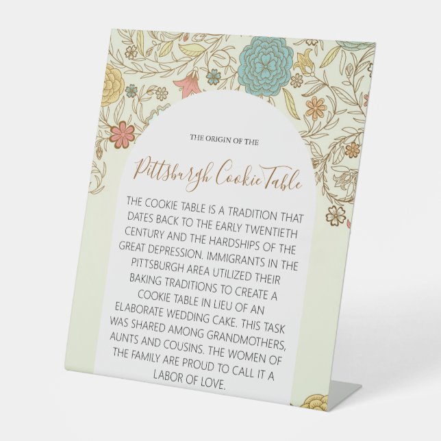 MARIAGE DE SIGNE DE TABLEAU DE COOKIES PITTSBURGH (Recto)