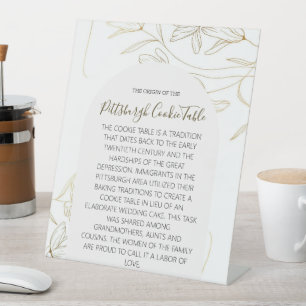 MARIAGE DE SIGNE DE TABLEAU DE COOKIES PITTSBURGH