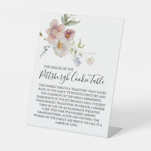 MARIAGE DE SIGNE DE TABLEAU DE COOKIES PITTSBURGH
