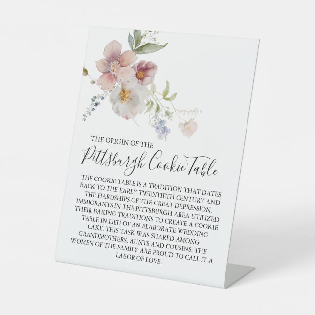 MARIAGE DE SIGNE DE TABLEAU DE COOKIES PITTSBURGH (Recto)