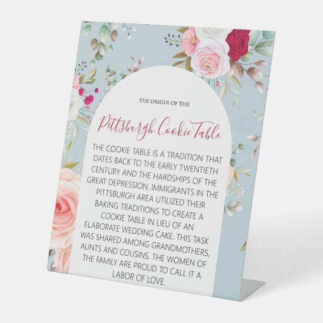 MARIAGE DE SIGNE DE TABLEAU DE COOKIES PITTSBURGH (Recto)