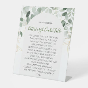 MARIAGE DE SIGNE DE TABLEAU DE COOKIES PITTSBURGH