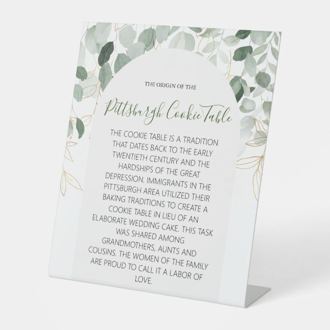 MARIAGE DE SIGNE DE TABLEAU DE COOKIES PITTSBURGH (Recto)
