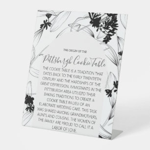 MARIAGE DE SIGNE DE TABLEAU DE COOKIES PITTSBURGH