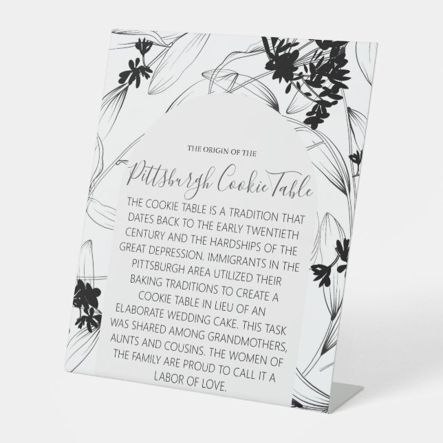 MARIAGE DE SIGNE DE TABLEAU DE COOKIES PITTSBURGH (Recto)