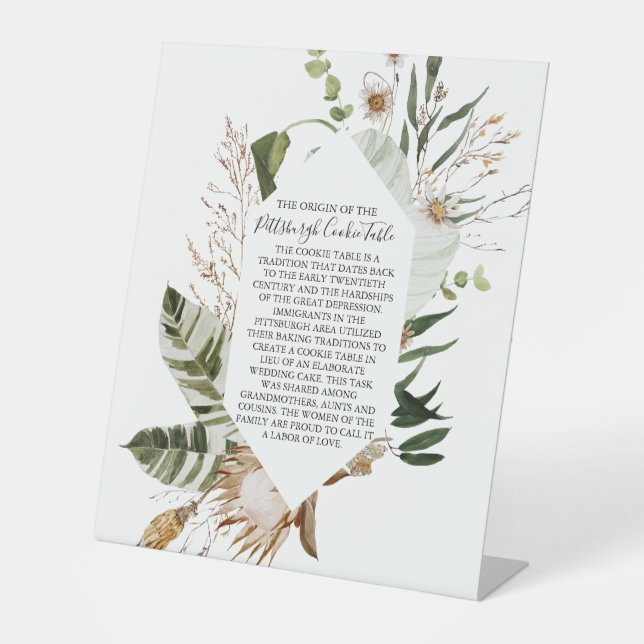 MARIAGE DE SIGNE DE TABLEAU DE COOKIES PITTSBURGH (Recto)