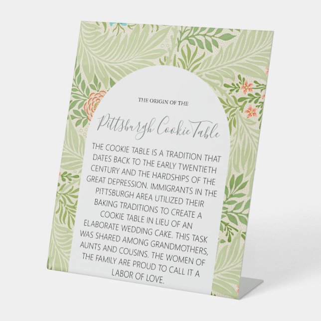 MARIAGE DE SIGNE DE TABLEAU DE COOKIES PITTSBURGH (Recto)