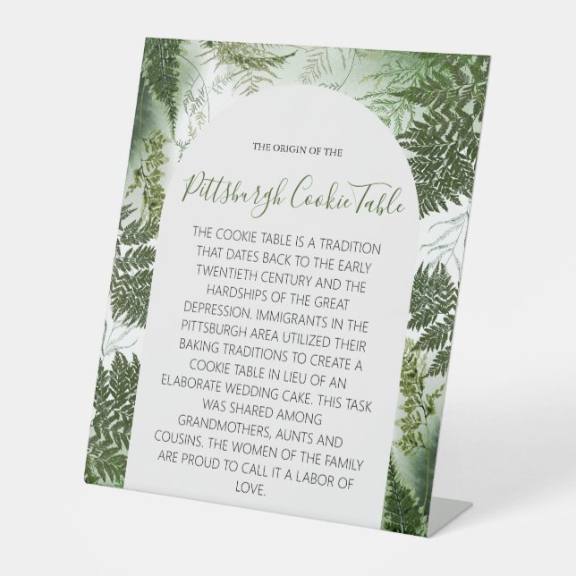 MARIAGE DE SIGNE DE TABLEAU DE COOKIES PITTSBURGH (Recto)