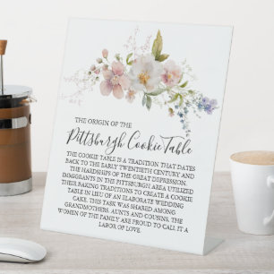 MARIAGE DE SIGNE DE TABLEAU DE COOKIES PITTSBURGH