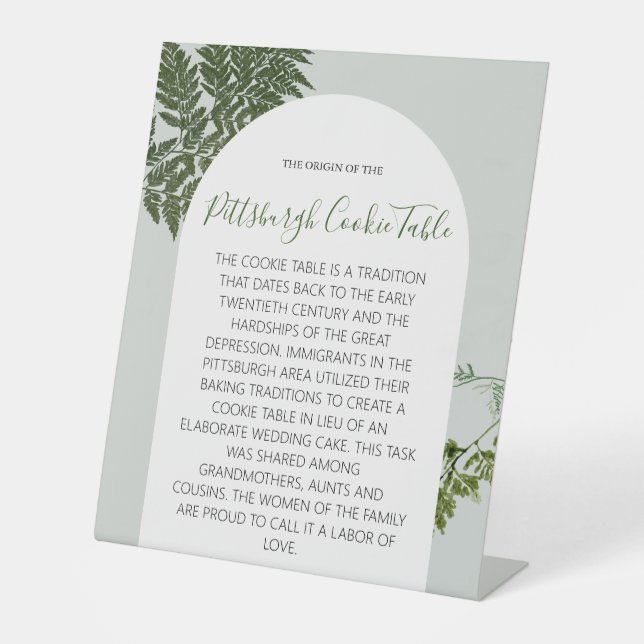 MARIAGE DE SIGNE DE TABLEAU DE COOKIES PITTSBURGH (Recto)