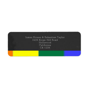 Mariage de tableau de bord Rainbow Pride