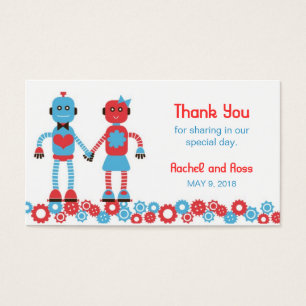 Mariage de thème Robot mignon