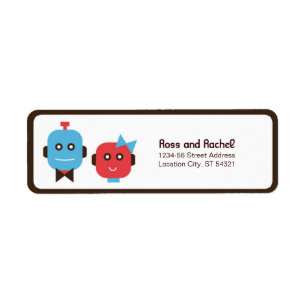 Mariage de thème Robot mignon