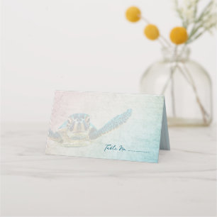 Mariage de tortue de mer Escort ou cartes de lieu