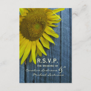 Mariage de tournesol RSVP