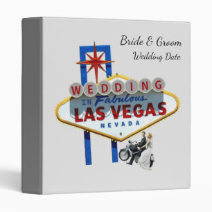 Mariage de vélo à Las Vegas Classeur personnalisé