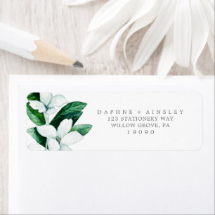 Mariage de Woodland Greenery Adresse de retour