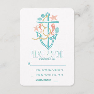 Mariage décontracté à la plage RSVP