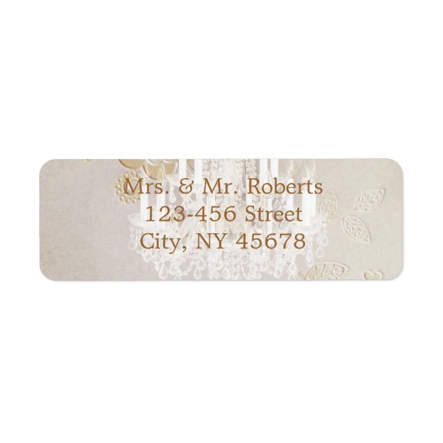 Mariage d'époque de lustre à lustre élégant (Devant)