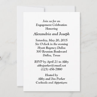 Mariage Derrick-Huile| Invitation de la partie d'e