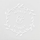 Mariage des couples de couronnes feuilles