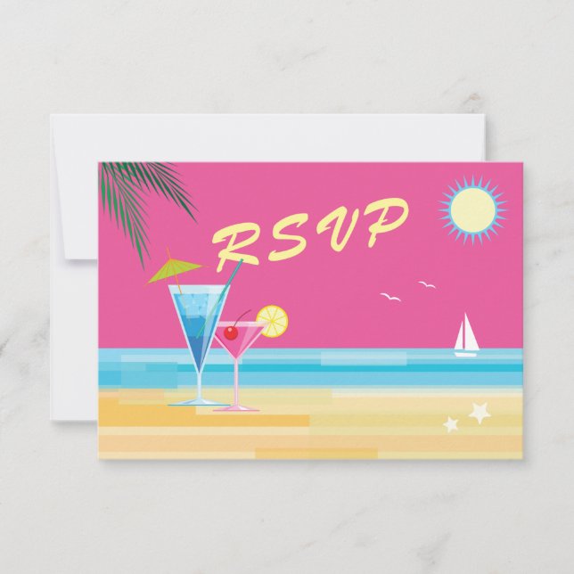 Mariage d'été RSVP (Devant)