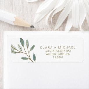 Mariage d'eucalyptus d'or