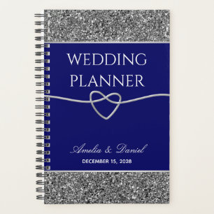 Mariage d'hiver bleu royal