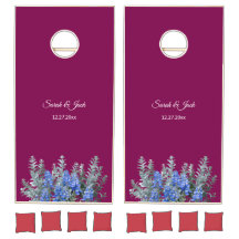 Mariage d'hiver de Bourgogne Ensemble de Cornhole