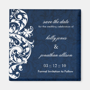 Mariage d'hiver Enregistrer la date Mariage Magnet