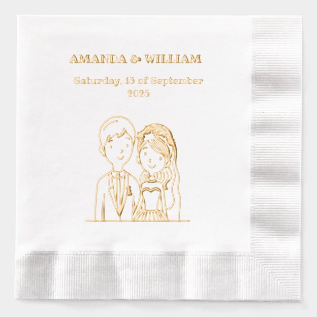 Mariage d'illustration simple, semblable à un dess (Recto)