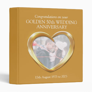 Mariage d'or 50ème photo classeur