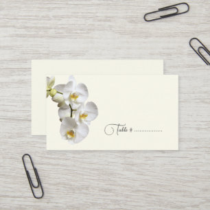 Mariage d'orchidée blanche Escort Place Cartes Bul