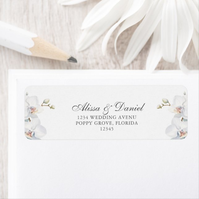 Mariage d'orchidée sauvage moderne et élégant (En situation)