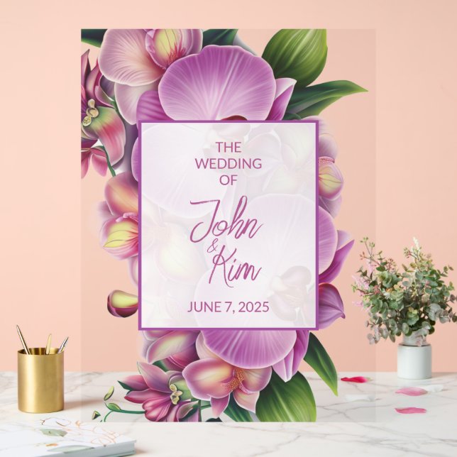 Mariage d'orchidées florales (Mariage)