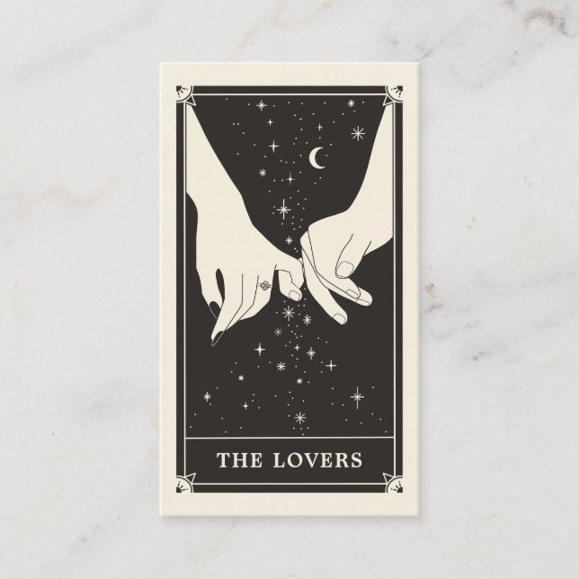 Mariage du Tarot céleste Boho Enregistrer la carte (Devant)