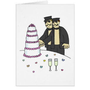 Mariage d'un couple masculin Félicitations à l'Hum