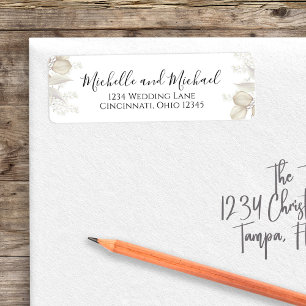 Mariage Elégant Aquarelle Floral Sage Vert