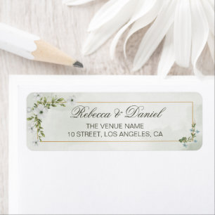 Mariage Élégant aux Fleurs Blanches