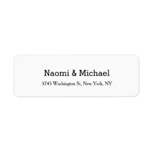 Mariage Élégant Créatif Classique Noir Blanc