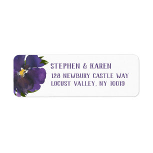 Mariage élégant de Purple Peony