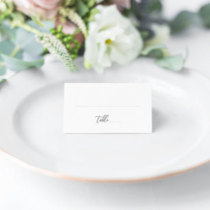 Mariage élégant moderne Blank Cartes de Place