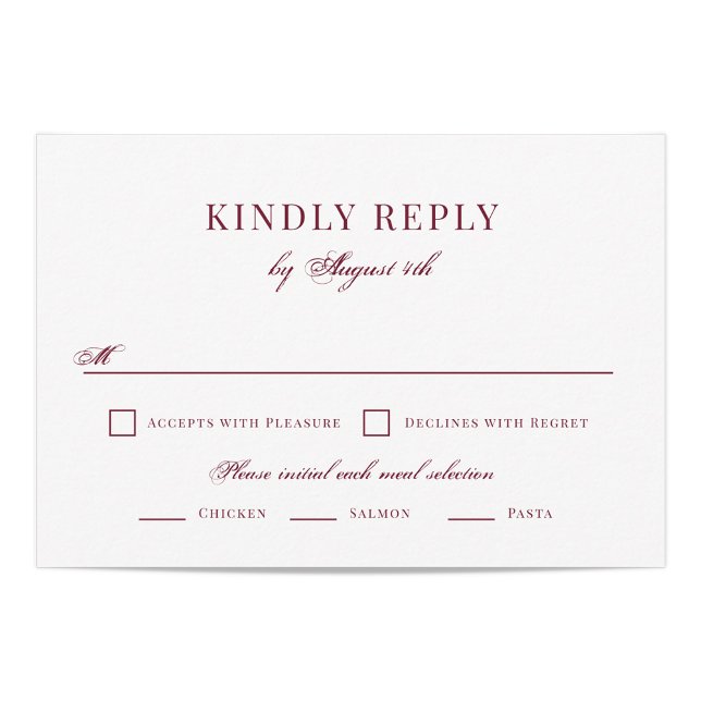 Mariage élégant RSVP (Créateur téléchargé)