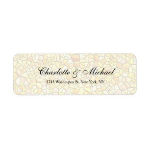 Mariage Élégant Script Design de pierre créative