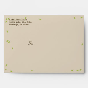 Mariage en chêne - Enveloppe A7
