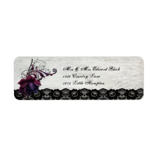 Mariage en dentelle noire