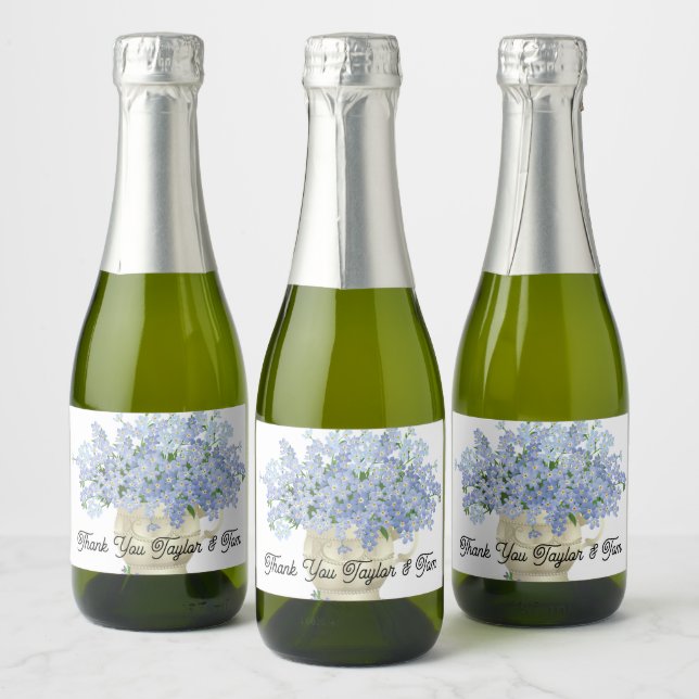 Mariage en faveur mini bouteille étiquettes (Bouteilles)
