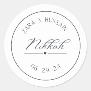 Mariage en faveur Sticker, autocollants personnali