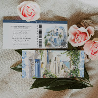 Mariage en Grèce | Carte d'embarquement Enregistre