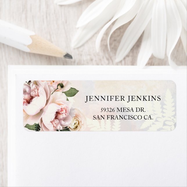 Mariage en Rose Pâle Floral (En situation)